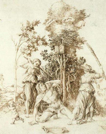 Albrecht Durer Death of Orpheus